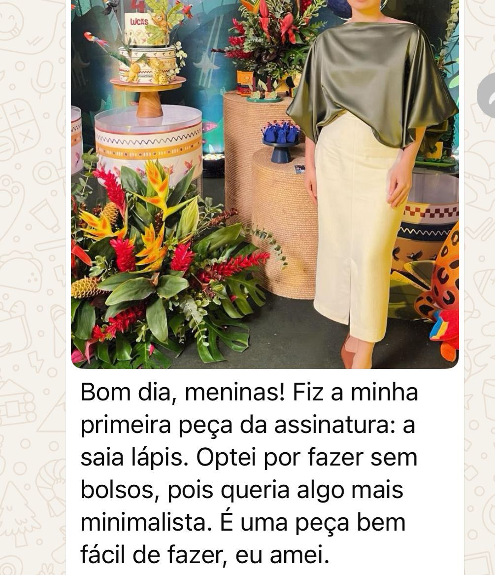 Depoimento Amanda - Saia em Camadas