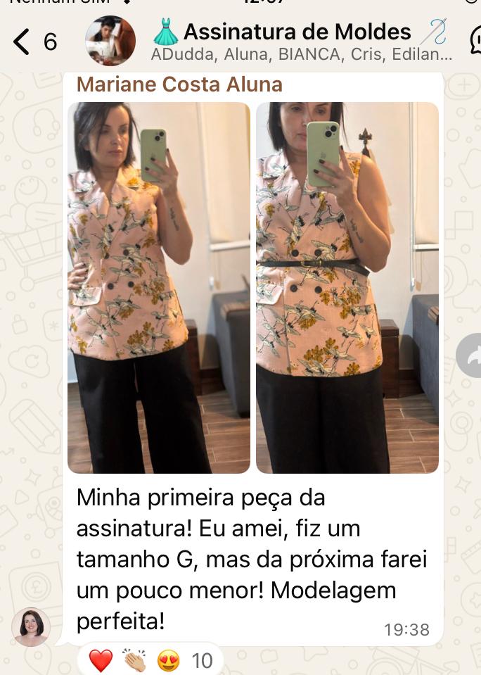 Depoimento Mariane - Blusa